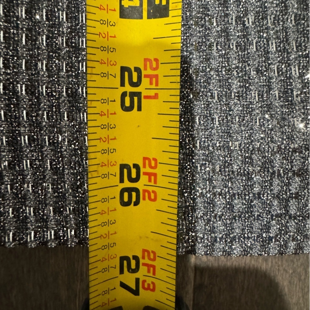Know One Cares Metallic Blazer Medium | Double Breasted Sparkle Jacket - Picture 14 of 14